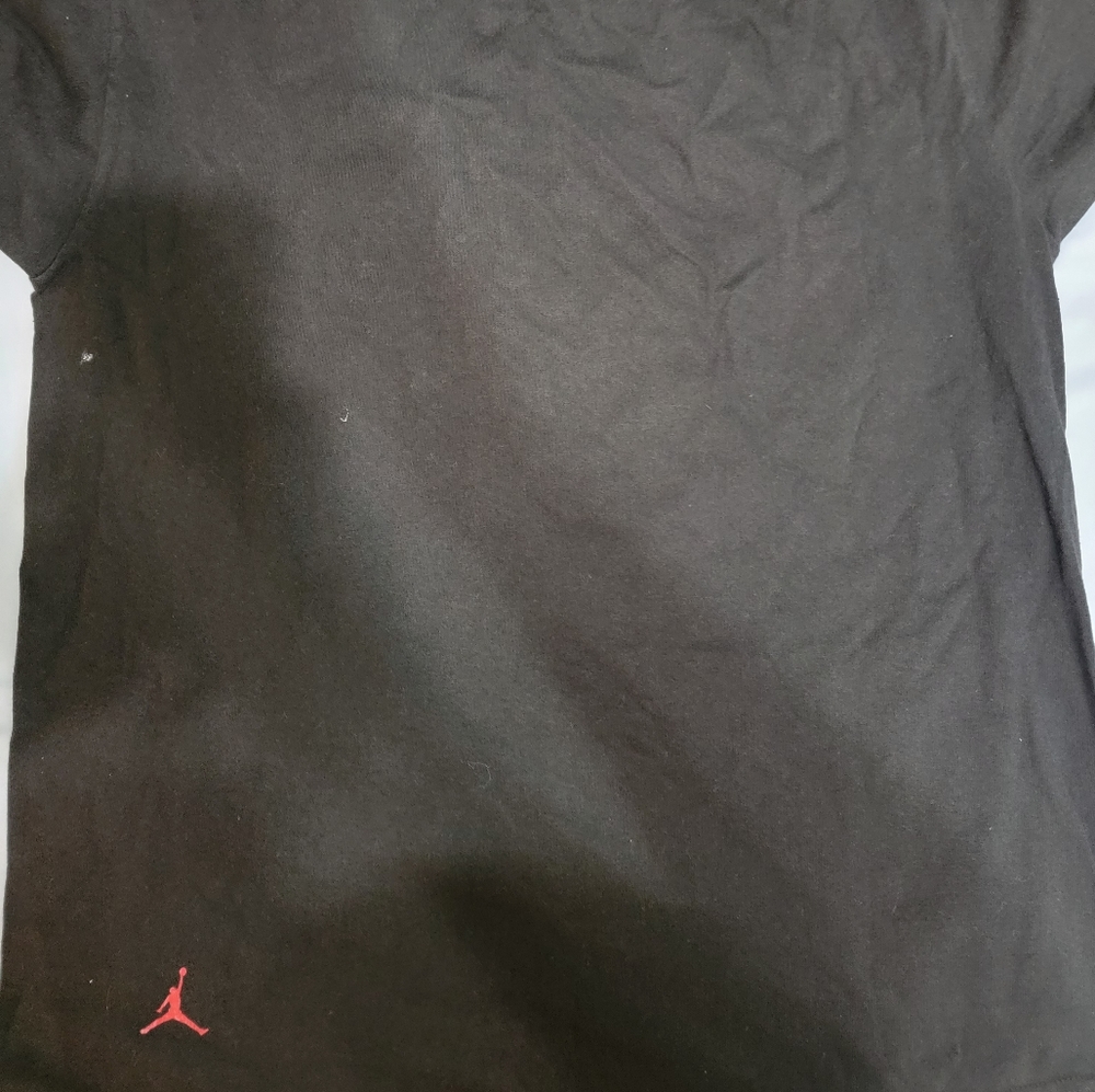 Vintage Air Jordan BLACK T-Shirt Original Air Jordan Shoes 1-22, Men's Size L - Picture 2 of 3
